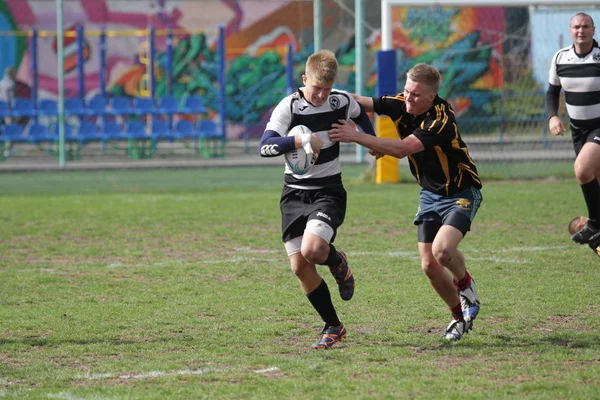 Odessa Ukraine September 2018 Endspiele Der Stärksten Rugby Mannschaften Der — Stockfoto