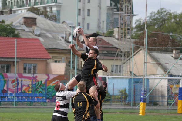 Odessa Ukraina September 2018 Finallekarna Starkaste Lag För Rugby Mästerskapet — Stockfoto