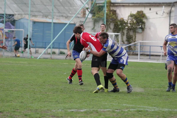 Odessa Ukraina Września 2018 Ostatnie Gry Najsilniejszych Drużyn Rugby Mistrzostwach — Zdjęcie stockowe