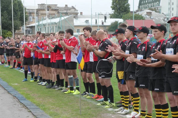 Odessa Ukraina Września 2018 Ostatnie Gry Najsilniejszych Drużyn Rugby Mistrzostwach — Zdjęcie stockowe