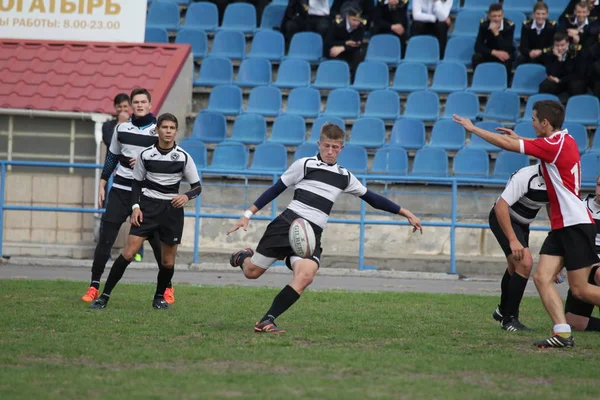 Odessa Ukraine September 2018 Endspiele Der Stärksten Rugby Mannschaften Der — Stockfoto