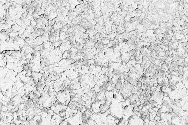 Eski boyalı mavi soyulmuş iç duvar arka plan yıpranmış. Kuşbaşı eski püskü duvarı yıkık sıva katmanı doku ile kırık. Soyut Mavi beyaz yatay boş duvar kağıdı. Soyut Web Banner