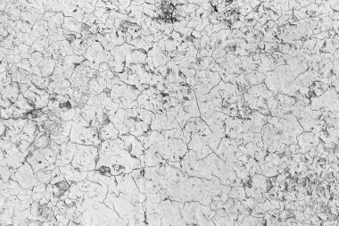 Eski boyalı mavi soyulmuş iç duvar arka plan yıpranmış. Kuşbaşı eski püskü duvarı yıkık sıva katmanı doku ile kırık. Soyut Mavi beyaz yatay boş duvar kağıdı. Soyut Web Banner