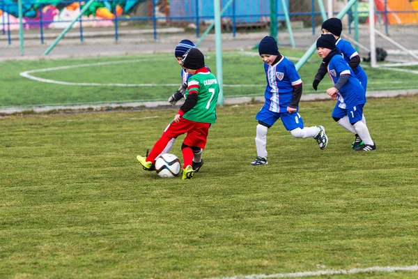 Odessa Ukraine April 2018 Training Sports Game Young Children Football — Stock Photo, Image