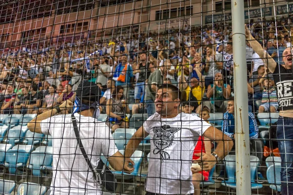 Odessa Ucrania Julio 2018 Una Multitud Espectadores Fútbol Estadio Los —  Fotos de Stock