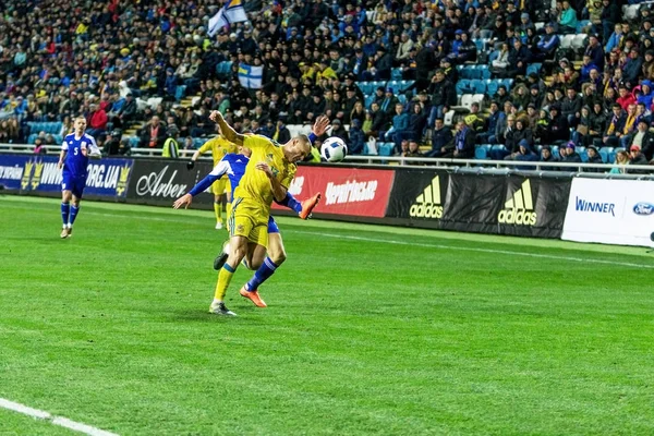 Odessa Ukraine Março 2016 Jogo Amistoso Entre Seleção Nacional Futebol — Fotografia de Stock