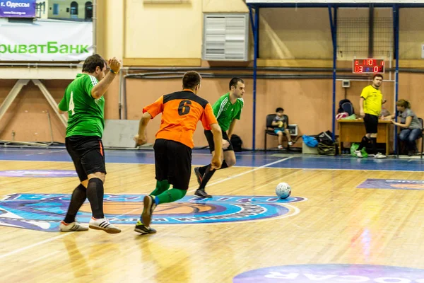 Odessa Ukrayna Haziran 2015 Parke Zemin Üzerinde Kapalı Futsal Mini — Stok fotoğraf