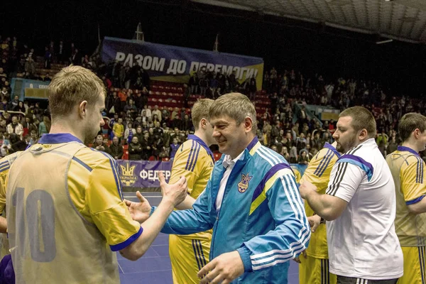 Odessa Ucrânia Abril 2016 Partida Play Copa Mundo Ukraine Slovakiya — Fotografia de Stock