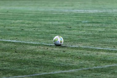 Odessa, Ukrayna - 21 Temmuz 2018. Dinamo Kiev ve Shahtar Donetsk Premier lig liderleri şiddetli ilkeli duygusal maçında Ukrayna Super Kupası maç sırasında