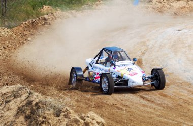 Odessa, Ukrayna - 29 Haziran: Ukrayna Kupası Şampiyonası motocross yarış pisti Zhivagova dağ, Odessa. Yetişkin biniciler ve çocuklar, 29 Haziran 2013 Odessa, Ukrayna