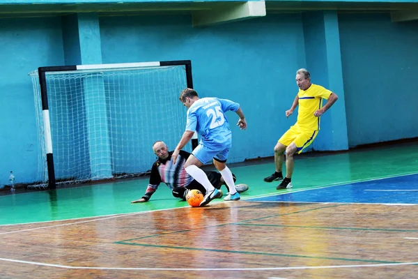 Odessa Ukraina September 2016 Ukrainska Cup Mini Fotboll Bland Veteraner — Stockfoto