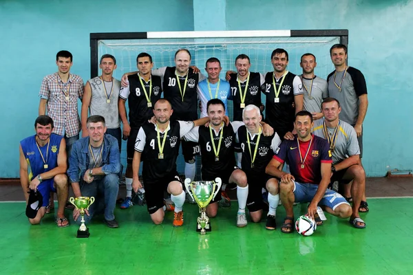 Odessa Ukrayna Eylül 2016 Ukrayna Kupası Futsal Gaziler Spor Madalya — Stok fotoğraf