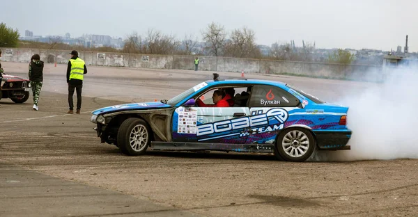 Odessa Ukraina April 2017 Bekämpa Drifters Lokala Drifting Tävlingar Drifting — Stockfoto