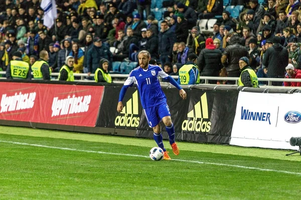 Odessa Ukrayna Mart 2016 Dostluk Maçı Sarı Ukrayna Millî Futbol — Stok fotoğraf