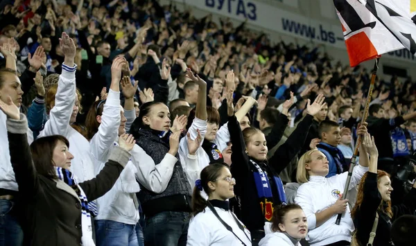 오데사 우크라이나 2013 감정적인 경기장에서 Chernomorets 2013 오데사 우크라이나의 — 스톡 사진