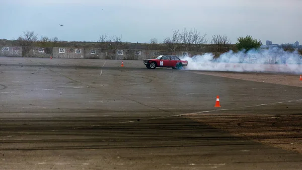 Odessa Ukraine April 2017 Combat Drifters Local Drifting Competitions Drifting — Stock Photo, Image