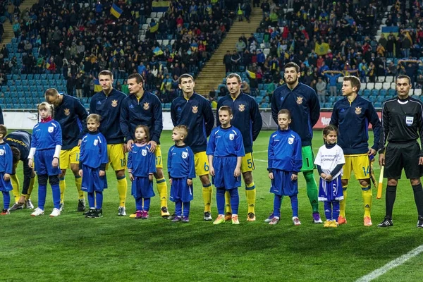 Одеса Березень 2016 Товариський Матч Між Національної Збірної України Жовтий — стокове фото