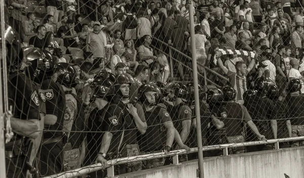 Oděsa Ukrajina Července 2018 Dav Fotbalových Diváků Stadionu Návštěvníci Plný — Stock fotografie