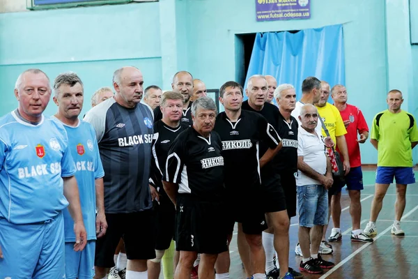 Odessa Ukraine September 2016 Ukrainischer Cup Futsal Veteranen Und Sportmedaillengewinner — Stockfoto