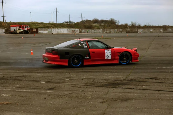 Odessa Ukraine April 2017 Combat Drifters Local Drifting Competitions Drifting — Stock Photo, Image