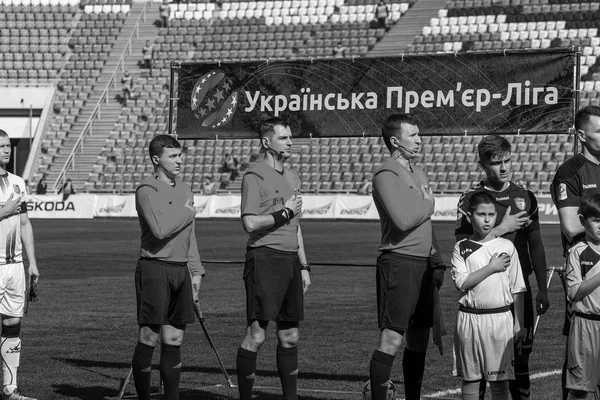 オデッサ ウクライナ March2018 ウクライナ プレミア リーグのチームの間のフットボールの試合はチャンピオンズ レフスキ ソフィア オデッサ 選手権 — ストック写真