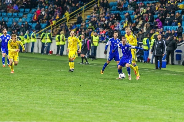 Odessa Ukraine März 2016 Ein Freundschaftsspiel Zwischen Der Nationalmannschaft Der — Stockfoto
