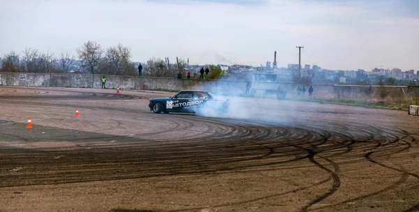 Odessa Ukraine April 2017 Combat Drifters Local Drifting Competitions Drifting — Stock Photo, Image