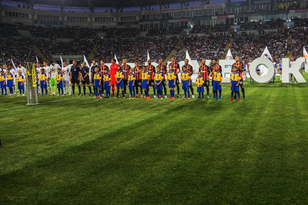 Odessa Ucrania Julio 2018 Equipo Fútbol Del Shakhter Ceremonia Apertura — Foto de Stock