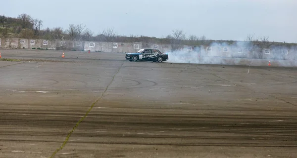 Odessa Ukraina April 2017 Bekämpa Drifters Lokala Drifting Tävlingar Drifting — Stockfoto