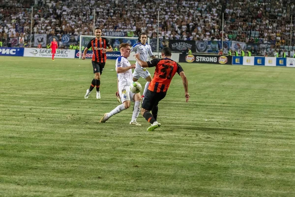 Odessa Ucrânia Julho 2018 Dynamo Kiev Shahtar Donetsk Durante Jogo — Fotografia de Stock