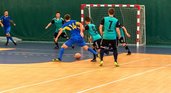 Odessa Ukrayna Temmuz 2018 Parke Zemin Üzerinde Bir Futsal Futsal — Stok fotoğraf