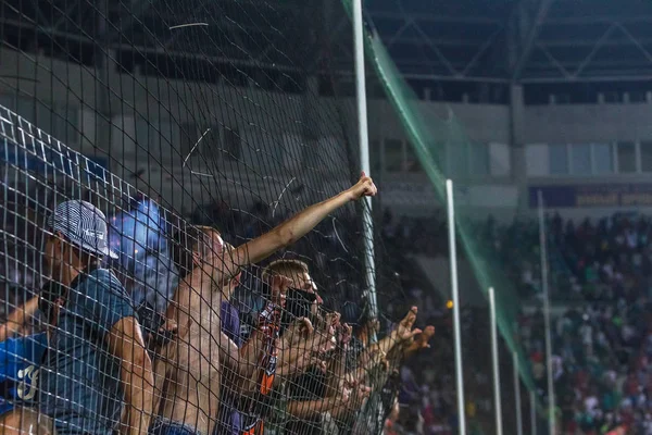 Odessa Ukrayna Temmuz 2018 Bir Kalabalık Futbol Stadyumu Ziyaret Edenler — Stok fotoğraf