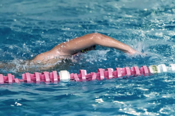 Sport Háttér Splash Témák Sport Úszás Medencében Sport Téma Egészséges — Stock Fotó