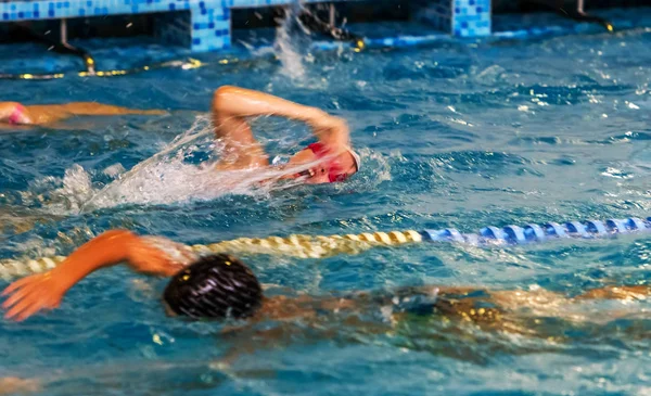Odessa Ukrajna Cirka 2016 Gyerekek Sportolók Úszó Úszás Sport Úszás — Stock Fotó