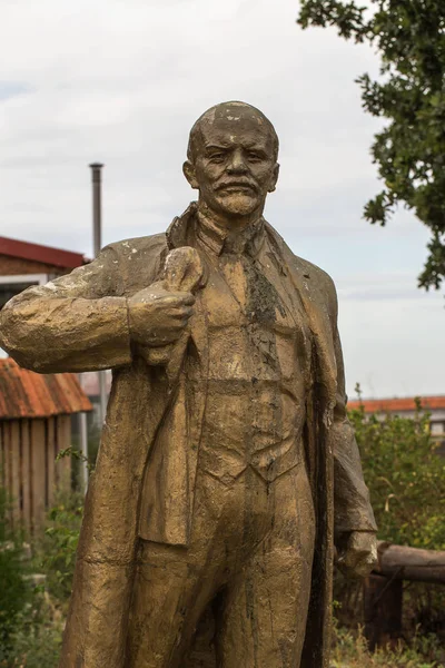 Nikolaev Ukrayna Cirka 2013 Vladimir Lenin Ulyanov Terkedilmiş Sovyet Dönemi — Stok fotoğraf