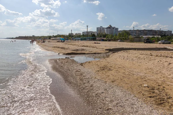 Canalizarea Murdară Gunoiul Casnic Râul Mic Canalul Irigare Provoacă Creșterea — Fotografie, imagine de stoc