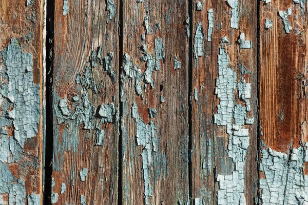 Ročník Malované Dřevěné Pozadí Textury Dřevěné Omšelé Rustikální Stěna Loupání — Stock fotografie