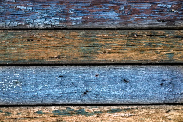 Vintage Dipinto Texture Fondo Legno Legno Intemperie Parete Rustica Con — Foto Stock