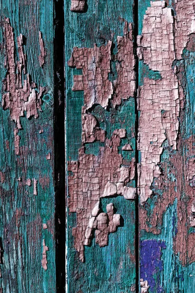 Vintage Dipinto Texture Fondo Legno Legno Intemperie Parete Rustica Con — Foto Stock