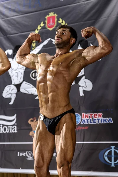 Odessa Ukraina Oktober Tävlingar Ukrainska Bodybuilding Bodybuilding Atleticism Män Och — Stockfoto