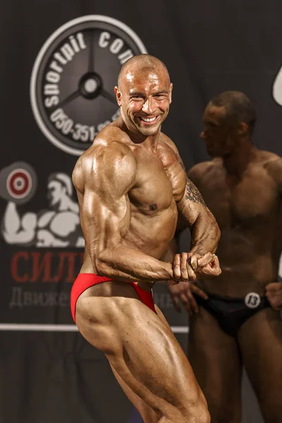 Odessa Oekraïne Oktober Wedstrijden Oekraïense Bodybuilding Bodybuilding Atletiek Van Mannen — Stockfoto