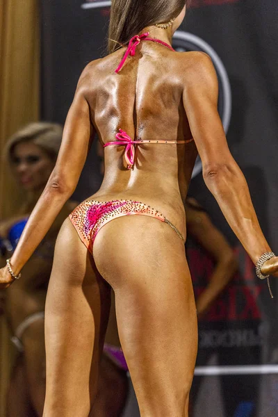 Odessa Oekraïne Oktober Wedstrijden Oekraïens Bodybuilding Atletisch Vrouwen Bikini Het — Stockfoto