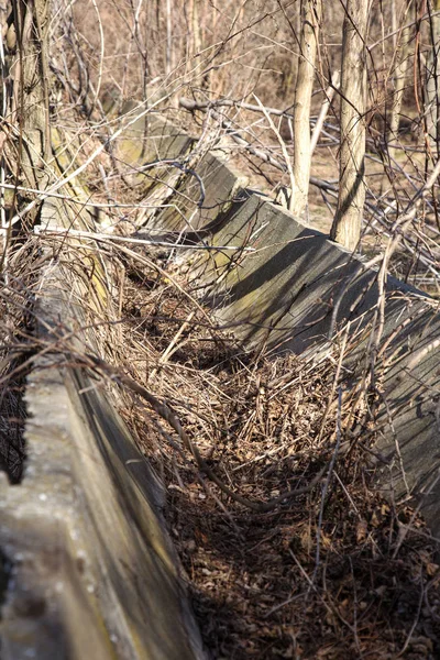 Οδησσός Ουκρανία Μαρτίου 2017 Ξηρά Κανάλι Και Νερό Αποστράγγισης Σύστημα — Φωτογραφία Αρχείου