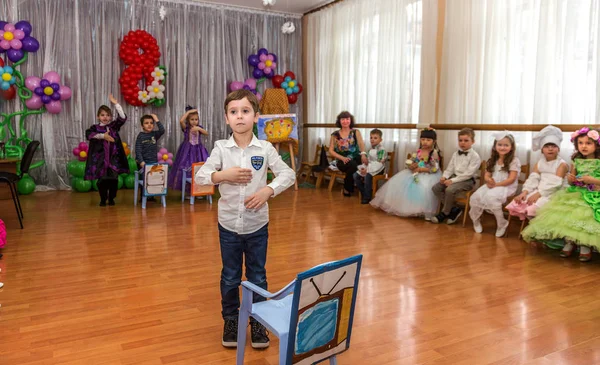 Odessa Ukraine März 2016 Kindermusikgruppen Singen Und Tanzen Anlässlich Des — Stockfoto