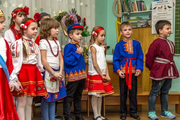 Odessa Ukraine Mars 2016 Des Groupes Musique Pour Enfants Chantent — Photo