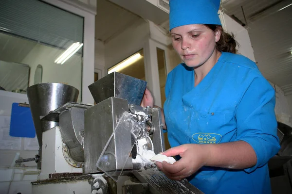 Odessa Ucraina Luglio 2007 Fabbrica Produzione Alimenti Ingredienti Naturali Cibo — Foto Stock