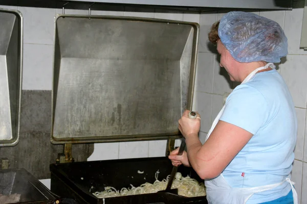 Odessa Ucraina Luglio 2007 Fabbrica Produzione Alimenti Ingredienti Naturali Cibo — Foto Stock