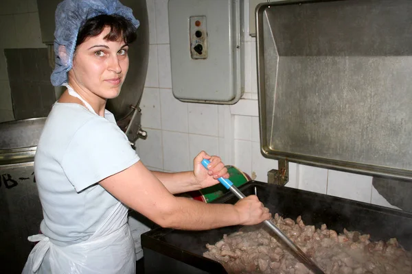 Odessa Ucrania Julio 2007 Fábrica Para Producción Alimentos Partir Ingredientes — Foto de Stock