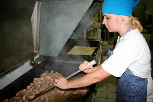 Odessa Ucraina Luglio 2007 Fabbrica Produzione Alimenti Ingredienti Naturali Cibo — Foto Stock