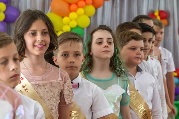 Odessa Ukraine May 2018 Children Musical Group Sing Dance Stage — Stock Photo, Image